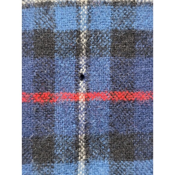 Pendleton Pure Virgin Wool Plaid Elbow Patch ButtonUp Shirt Men Large With Flaws - Picture 12 of 12